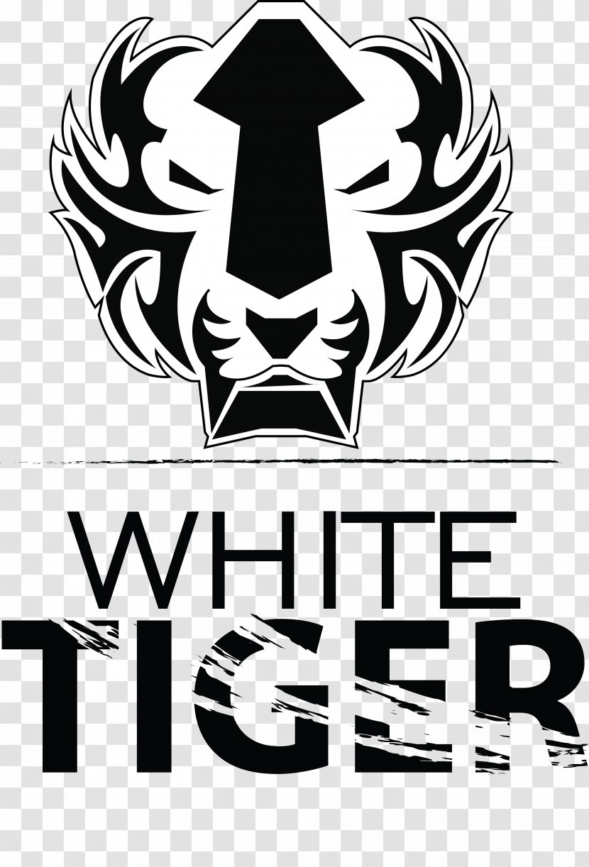 Logo Brand Font Facial Hair Pattern - Black M - Legendary White Tiger Transparent PNG
