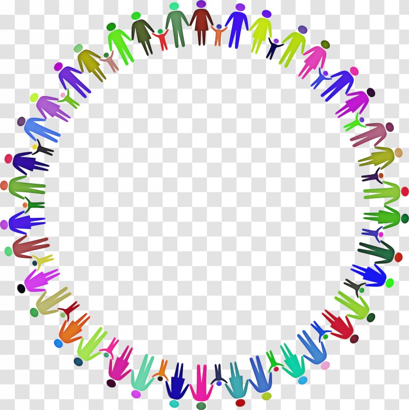 Circle Silhouette - Child Transparent PNG