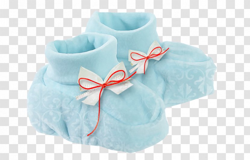 Blue Shoe Infant - Gratis - A Pair Of Baby Shoes Transparent PNG