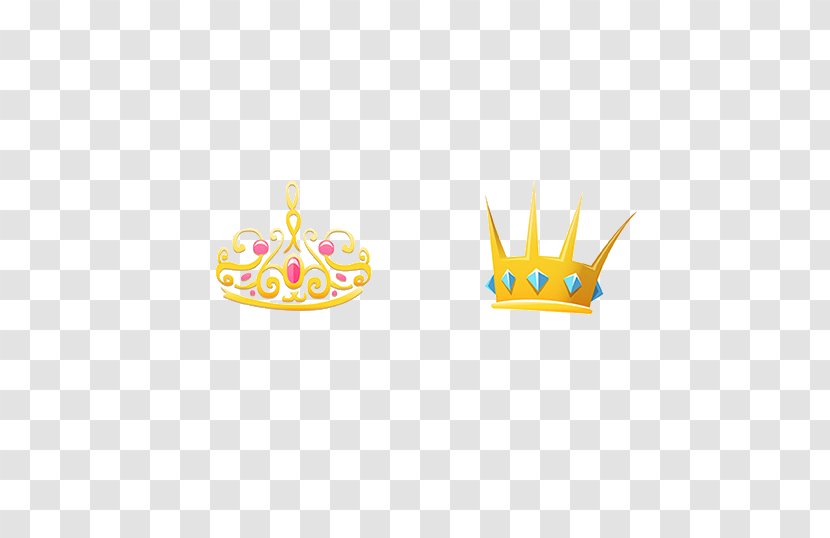 Yellow Brand Font - Imperial Crown Transparent PNG