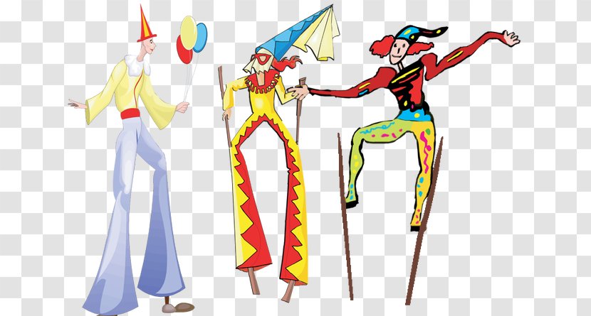 Stilts Walking Walker Clip Art - Cliparts Transparent PNG