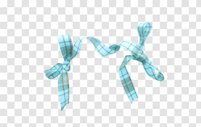 Hair Tie Turquoise Ribbon - Blue Transparent PNG