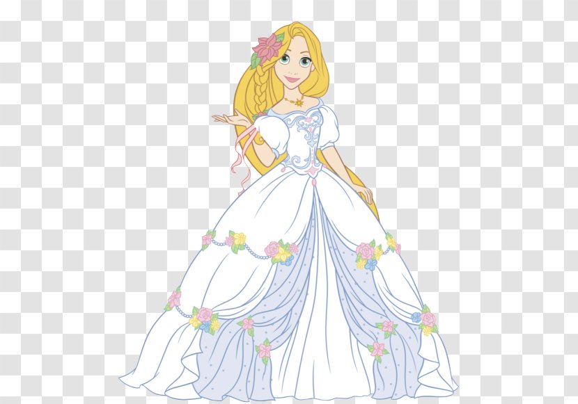 Rapunzel Ariel Princess Aurora Disney Dress Transparent PNG