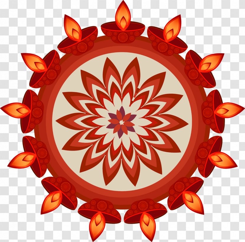 Rangoli Vector Graphics Image Kolam - Diwali Transparent PNG