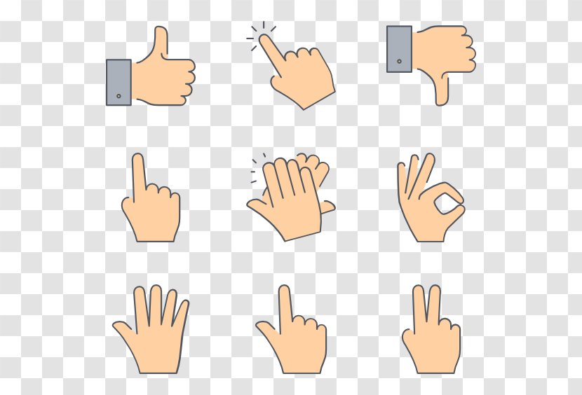 Gesture Clip Art - Hand - Gestures Transparent PNG