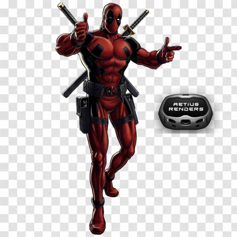 Deadpool Marvel: Avengers Alliance Spider-Man Wolverine Comics - Marvel Transparent PNG