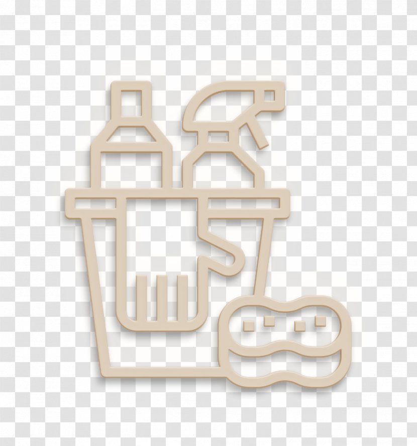 Cleaning And Housework Icon Wash - Beige - Logo Transparent PNG