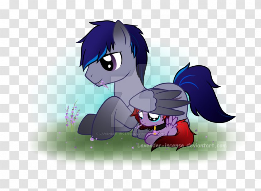 Pony Cartoon Lavender Horse - Flower Transparent PNG