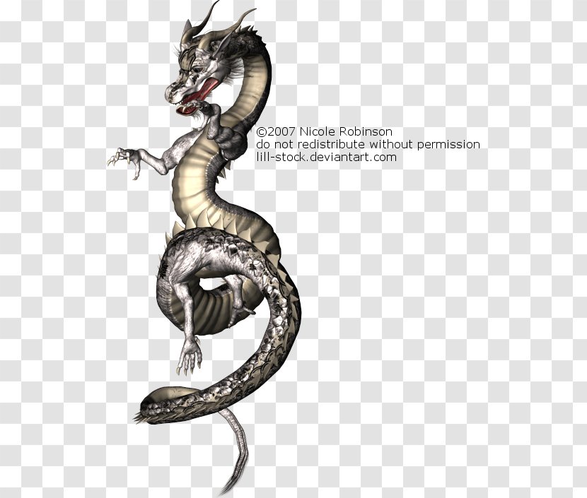 Chinese Dragon Serpent - Legendary Creature - Domineering Dragon-shaped Pattern Transparent PNG