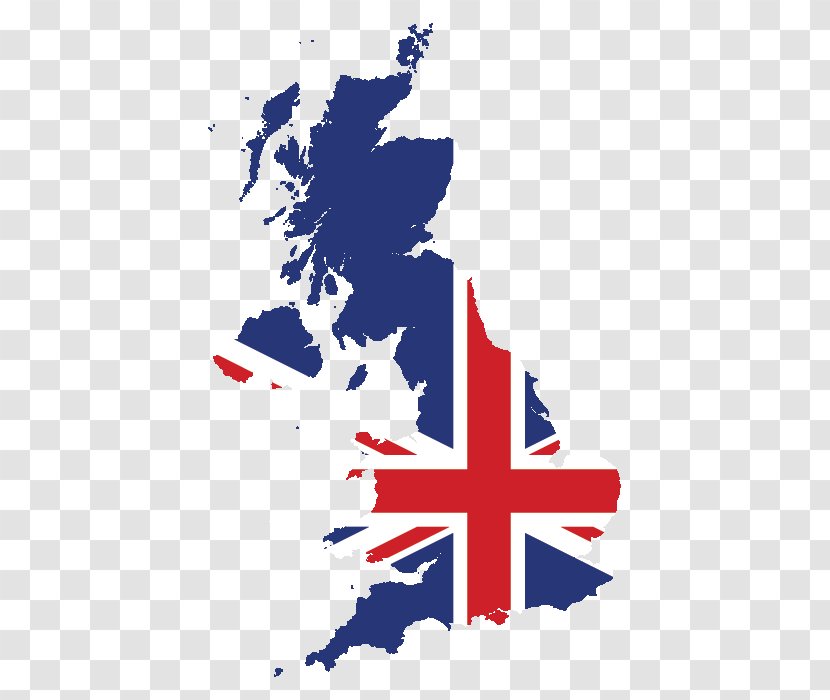 Flag Of Great Britain Ireland The United Kingdom Map - England Transparent PNG