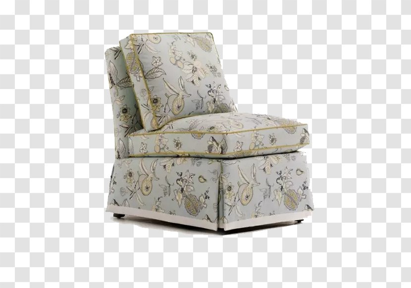 Loveseat Couch Slipcover - European-style Garden Prints, Sofa Transparent PNG