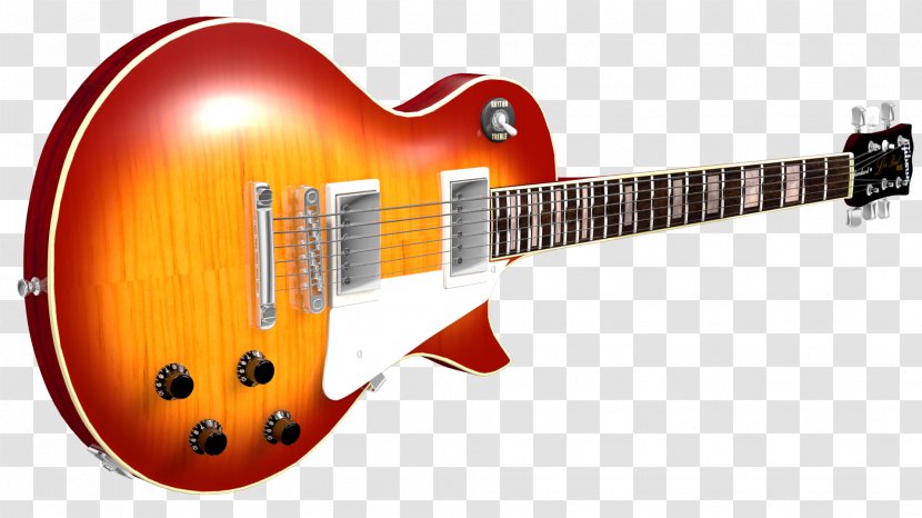 Gibson Les Paul Electric Guitar Musical Instruments Acoustic - Heart Transparent PNG