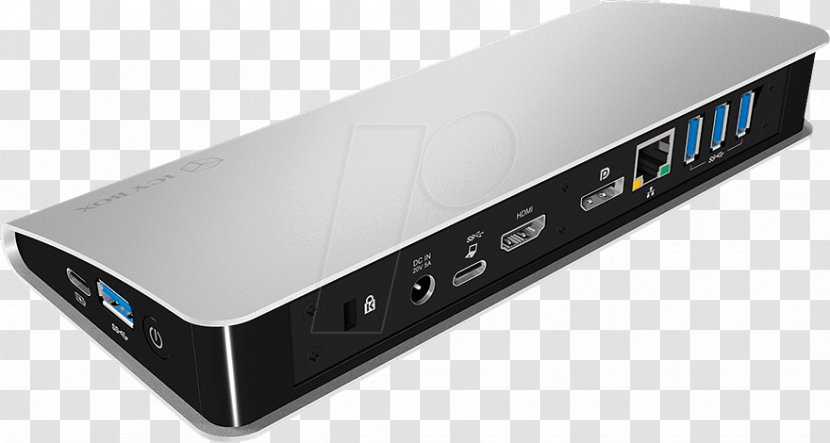 Laptop ICY BOX Type-c Usb Docking Station USB-C Hard Drives - Electronic Device Transparent PNG