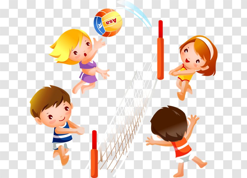 Beach Volleyball Clip Art Image Sports - Education Transparent PNG