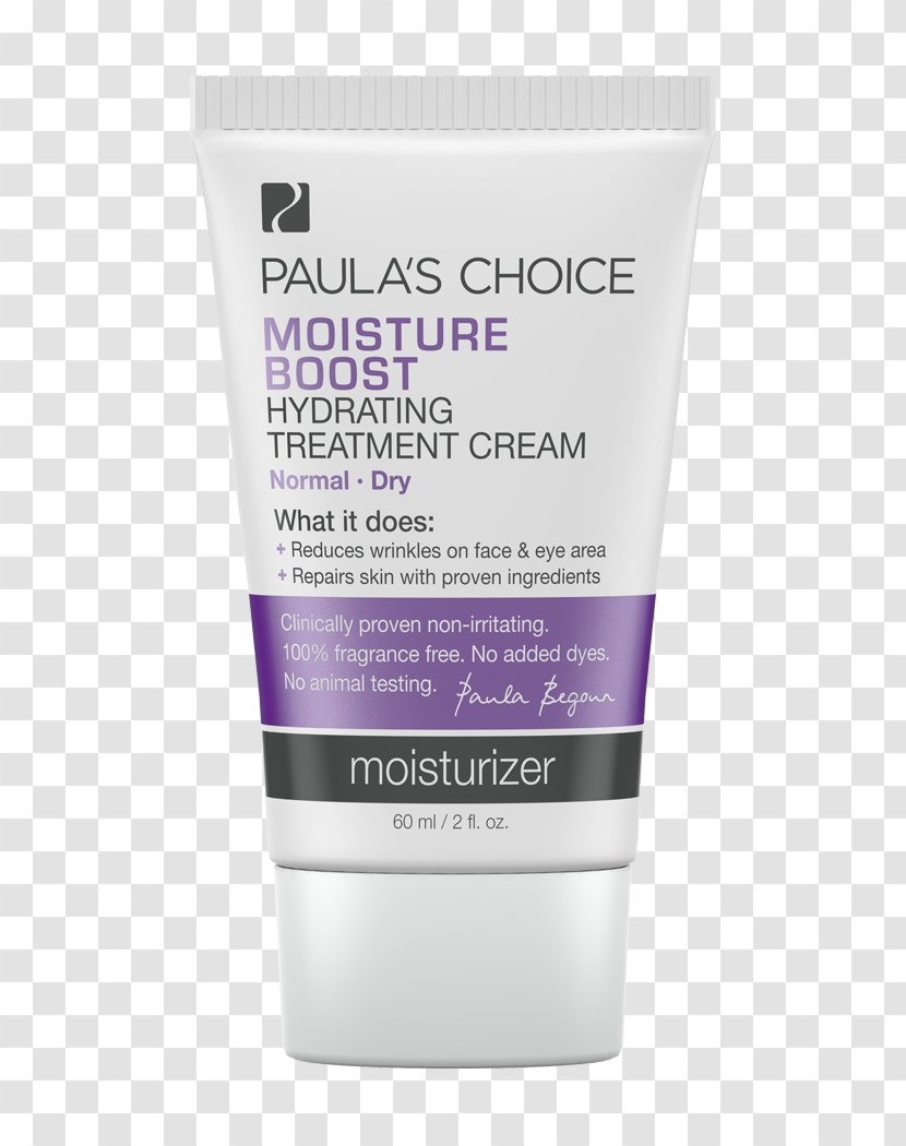 Paula's Choice SKIN RECOVERY Daily Moisturizing Lotion Moisture Boost Hydrating Treatment Cream Skin Recovery Replenishing Moisturizer - Purple Transparent PNG