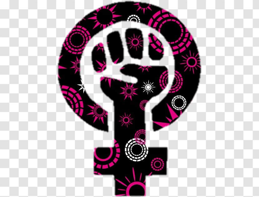 Girl Cartoon - Individualist Feminism - Magenta Pink Transparent PNG