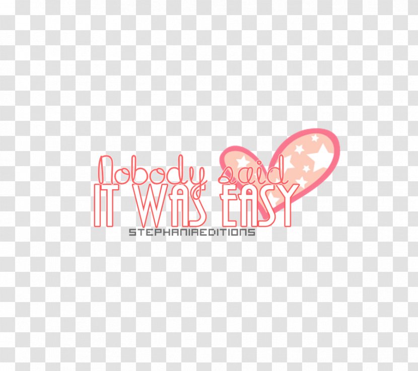 Logo Brand Love Font Pink M - Nobody Transparent PNG