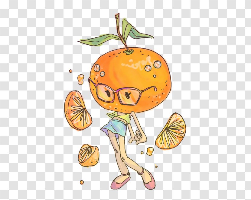Pumpkin Character Fruit Clip Art - Plant Transparent PNG
