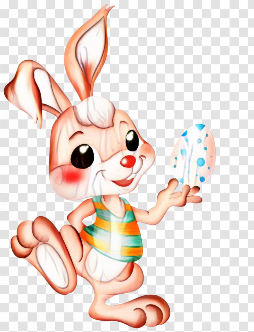 Easter Bunny Clip Art Illustration Finger - Cartoon Transparent PNG