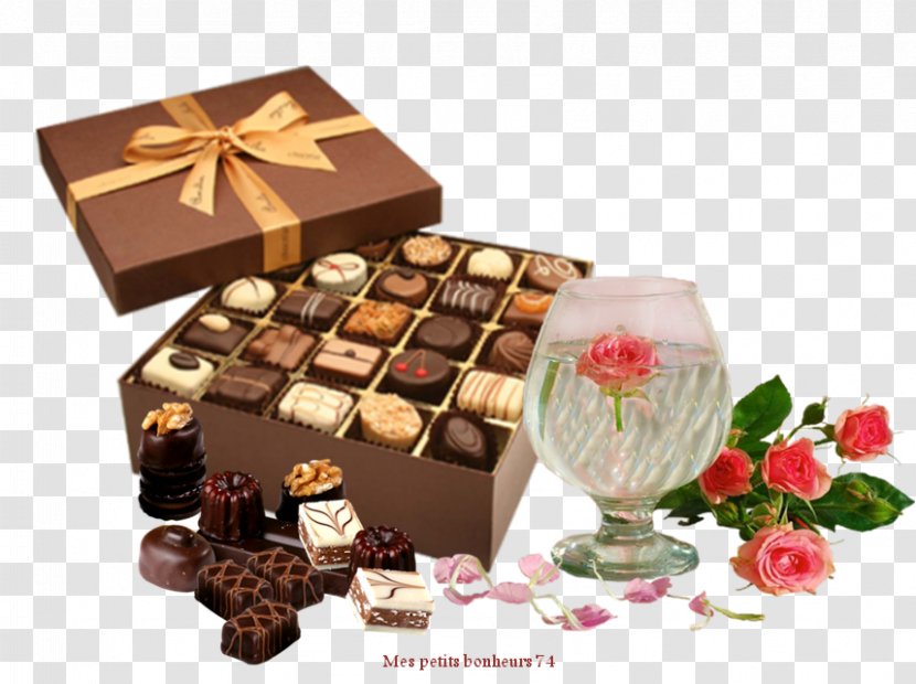 Chocolate Food Gift Baskets Praline Bonbon Petit Four Transparent PNG