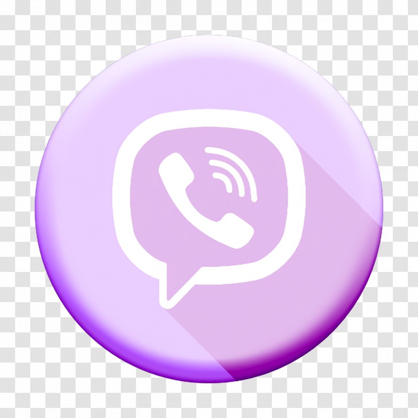 Social Media Icons Icon Viber - Purple - Spiral Symbol Transparent PNG