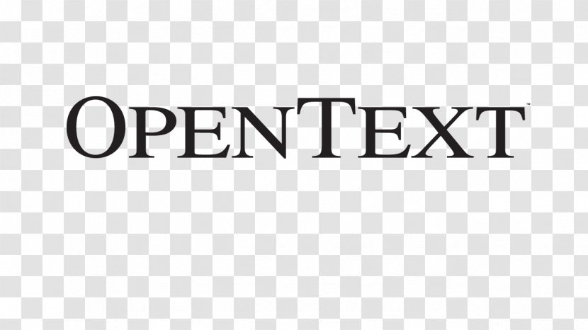 Logo Brand Font Product Angle - Text - Opentext Transparent PNG