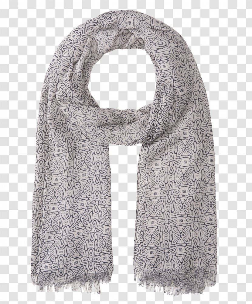 Scarf Black Wool Grey Das Modell - Model - Frayed Transparent PNG