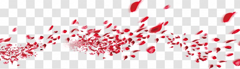 Petal Graphic Design Garden Roses - Blood - Flying Petals Transparent PNG