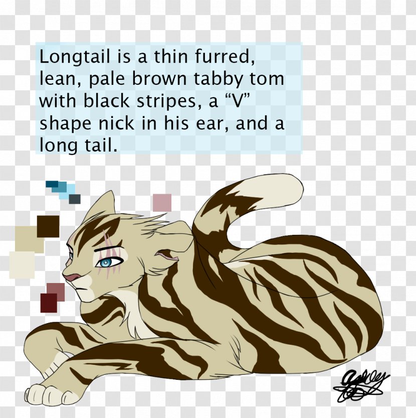 Cat Warriors Longtail Firestar Bluestar's Prophecy - Vertebrate Transparent PNG