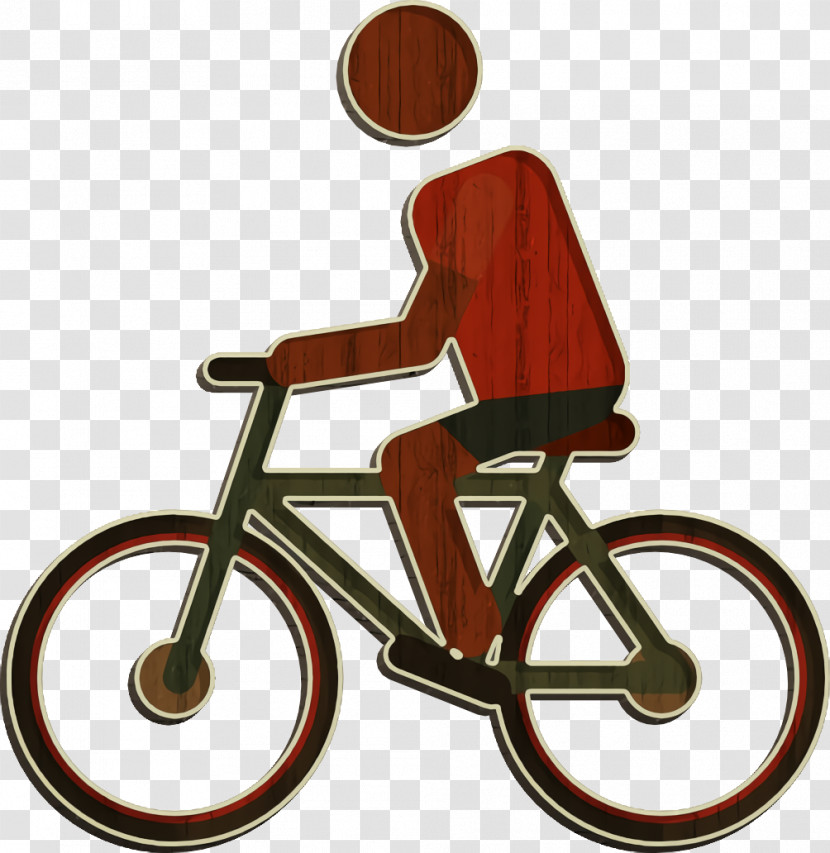 Bicycle Icon Fitness Icon Cyclist Icon Transparent PNG