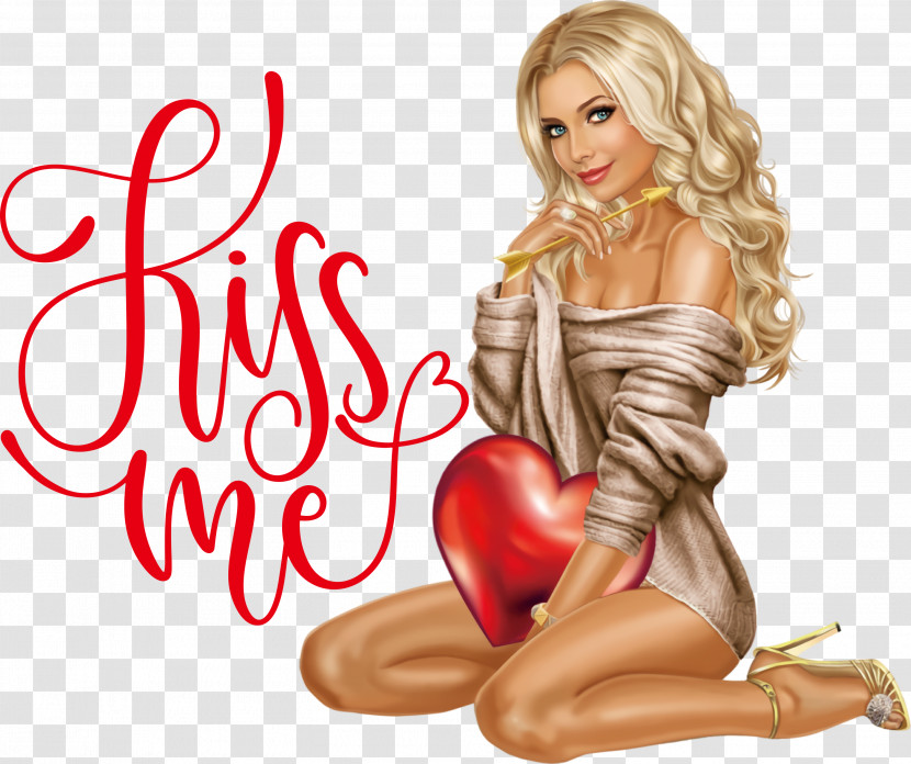Kiss Me Valentines Day Valentine Transparent PNG