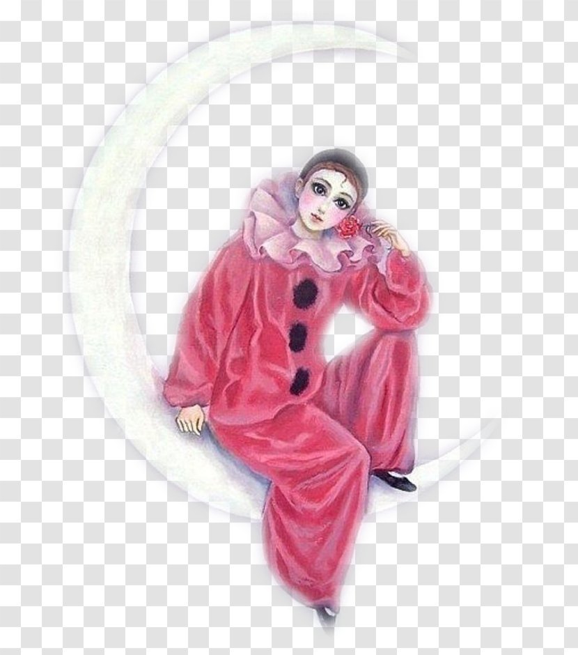 Pierrot Harlequin Columbina Clown Image - Art Transparent PNG