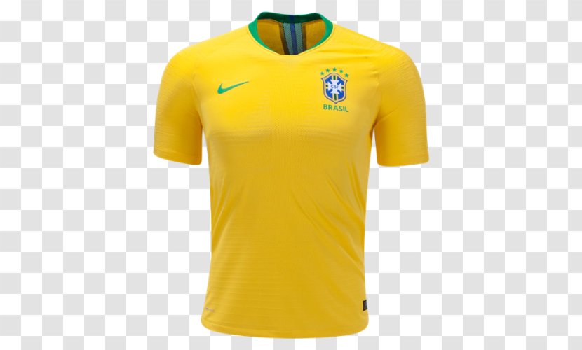 2018 World Cup Brazil National Football Team Jersey T-shirt - Voetbalshirt Transparent PNG