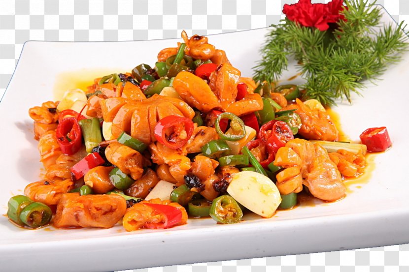 Spaghetti Alla Puttanesca Vegetarian Cuisine Chinese Asian - Food - Line Pepper Live Intestinal Bile Sausage Transparent PNG