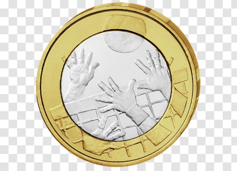 Euro Coins France 5 Note - Coin Transparent PNG