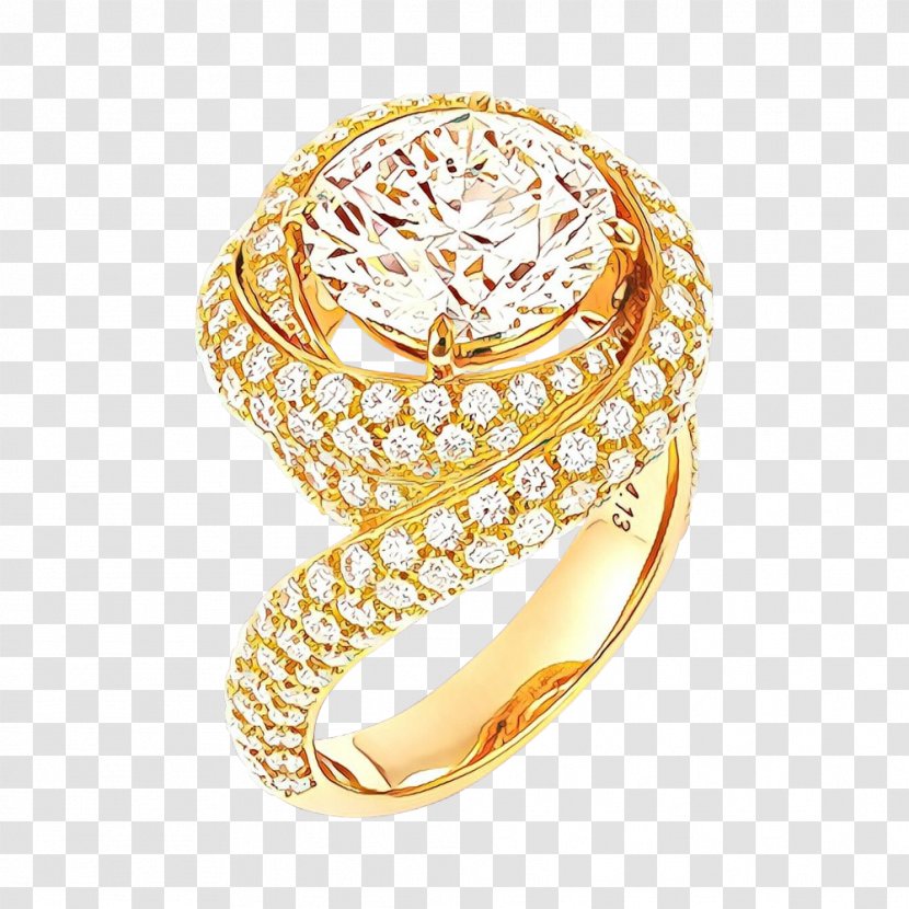 Jewellery Ring Yellow Engagement Gold - Metal Gemstone Transparent PNG