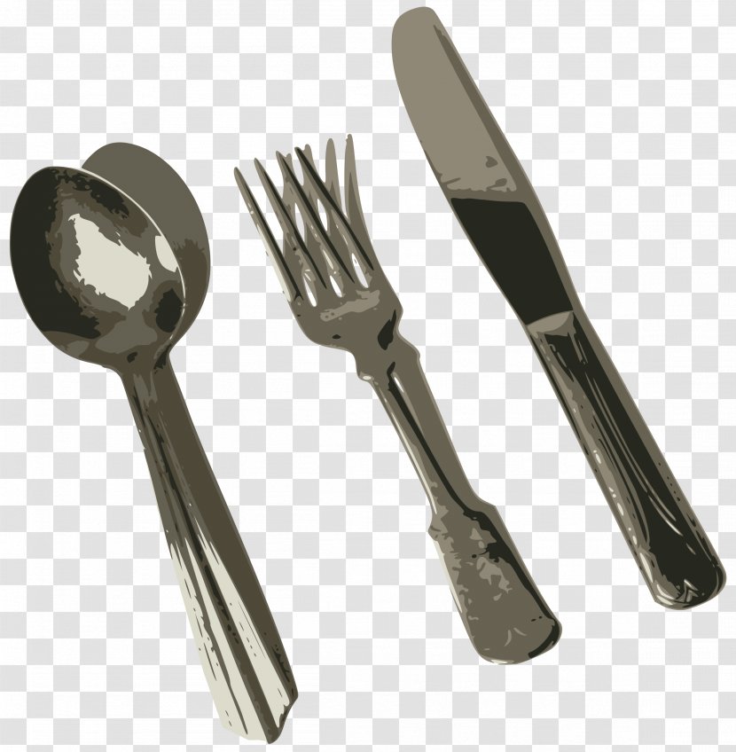 Fork Knife Cutlery Spoon Kitchen - Steel Transparent PNG