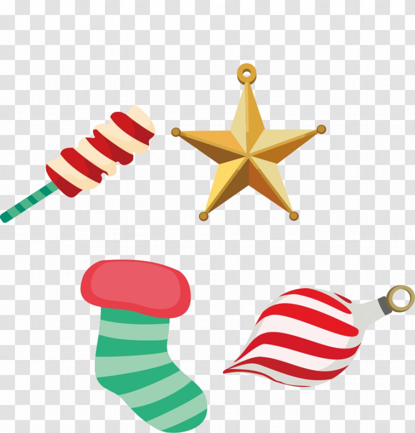 Star Christmas - Decoration - Vector Material Transparent PNG