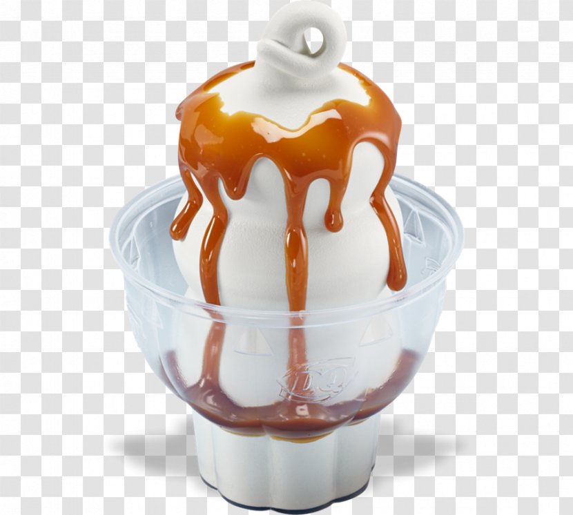 Sundae Ice Cream Milkshake Fudge Dairy Queen - Whipped - Glass Pieces Transparent PNG