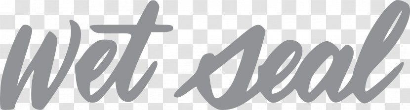 Logo Wet Seal Design Font Brand - White - Baby Grow Transparent PNG