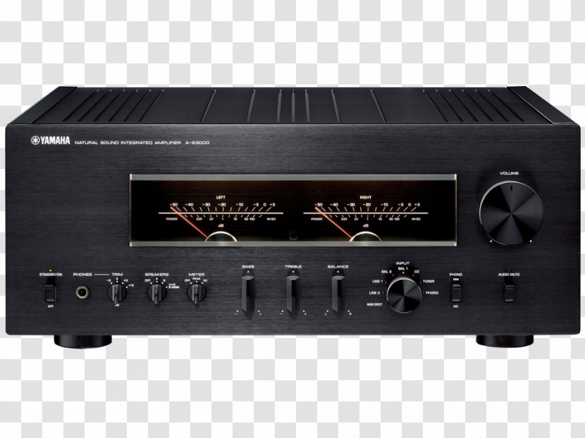 Guitar Amplifier Audio Power Integrated Yamaha A-S3000 High Fidelity - As2100 Transparent PNG