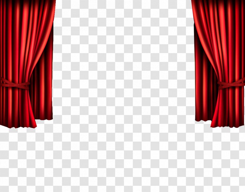 Curtain Computer File - Window Treatment - Stage Curtains Transparent PNG