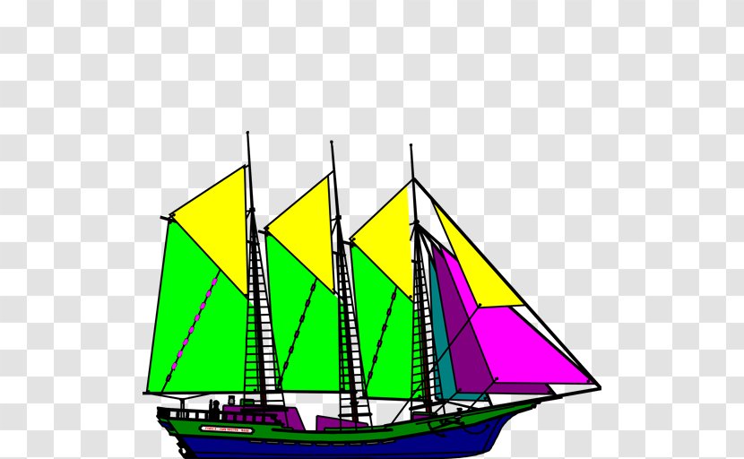 Sailing Ship Clip Art - Tall Transparent PNG