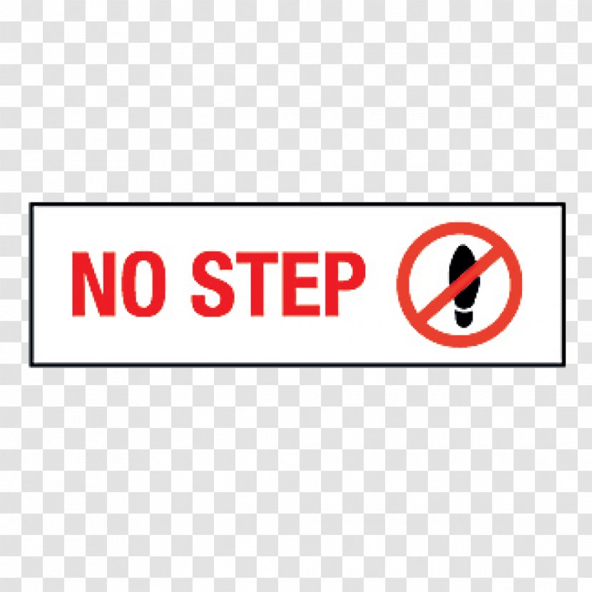 No Step Decal Safe Truck Signage Logo Brand Line - Area - Aeronaves TSM Official Website Transparent PNG