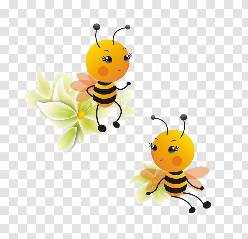 Guizhou Apis Cerana Apidae Cartoon Beehive - Cute Little Bee Transparent PNG