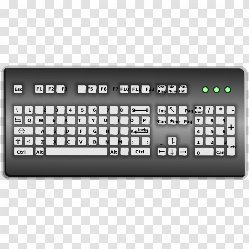 Computer Keyboard Layout Android Hardware - Electronic Instrument Transparent PNG