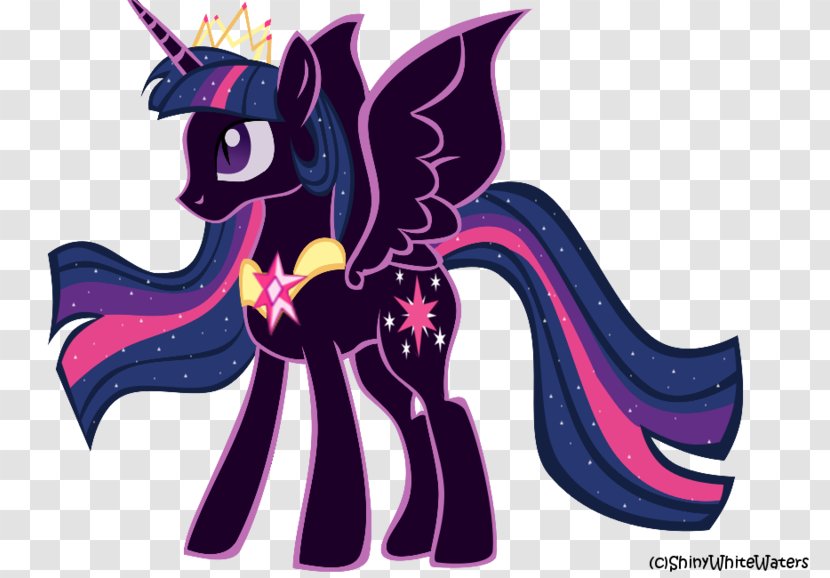 Twilight Sparkle Pony Pinkie Pie Princess Celestia Rarity - Purple - Shiny Transparent PNG