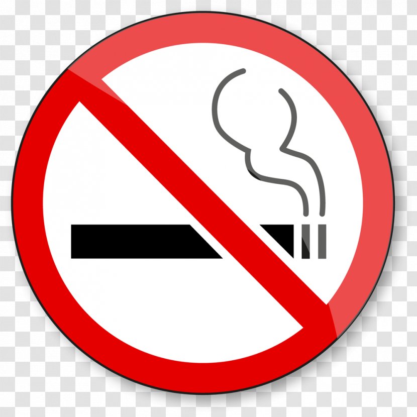 Smoking Ban Tobacco Sign - Cessation - Logo Transparent PNG