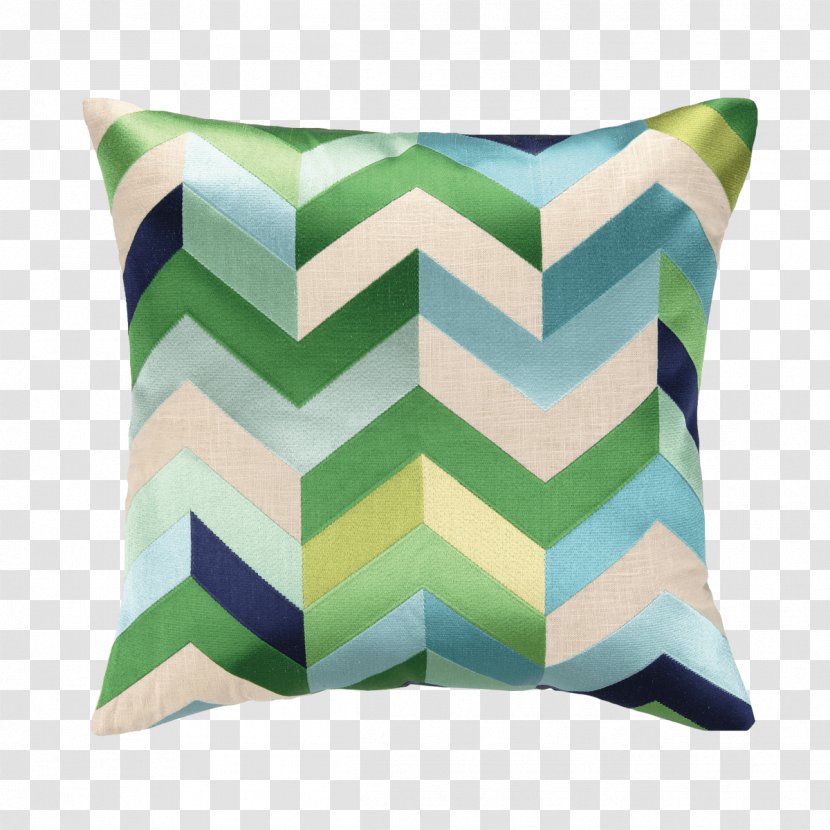 Throw Pillows Aqua Blue-green Cushion - Color - Embroidered Transparent PNG