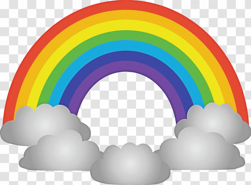 Rain Cloud - Rainbow - Meteorological Phenomenon Arch Transparent PNG